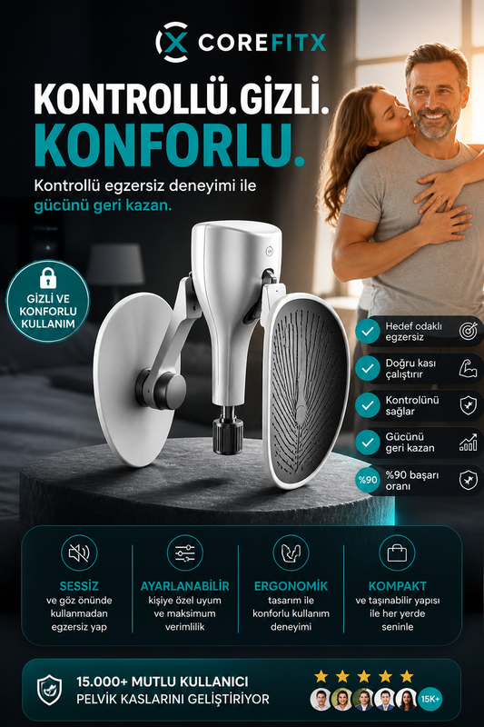 Pelvik Kas Egzersiz Aleti – Kontrollü ve Gizli Egzersiz Rutini™